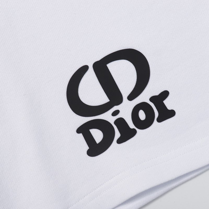 Шорты Christian Dior Initials Of The Logo "White" фото № 4