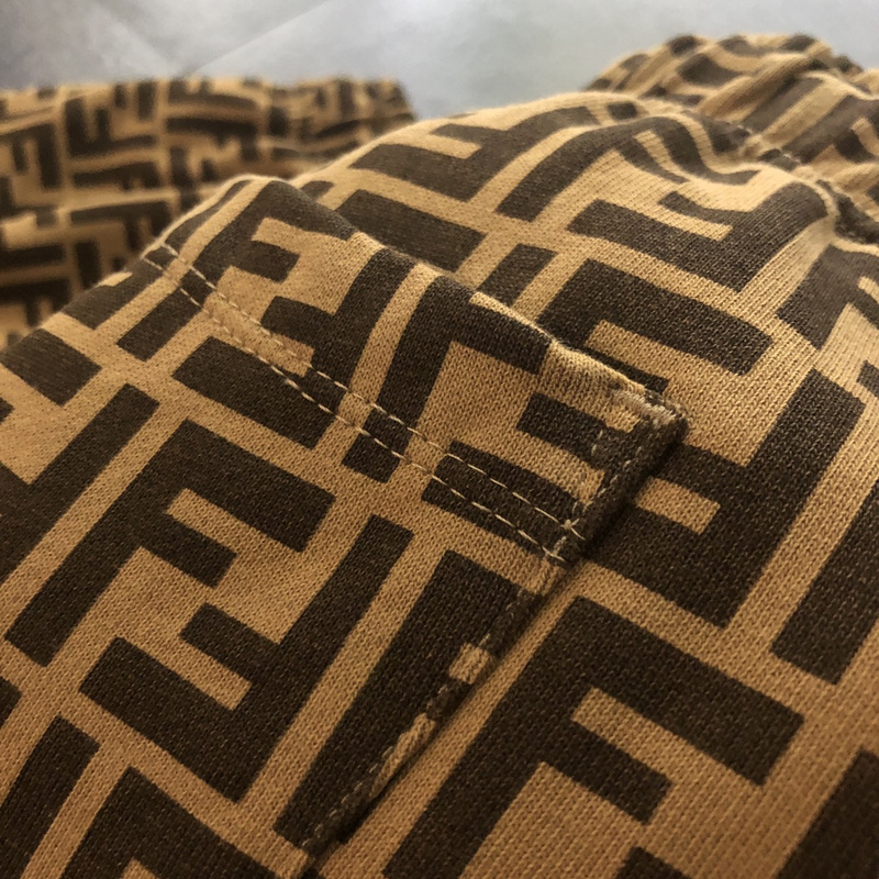 Шорты Fendi Double F "Beige" фото № 4