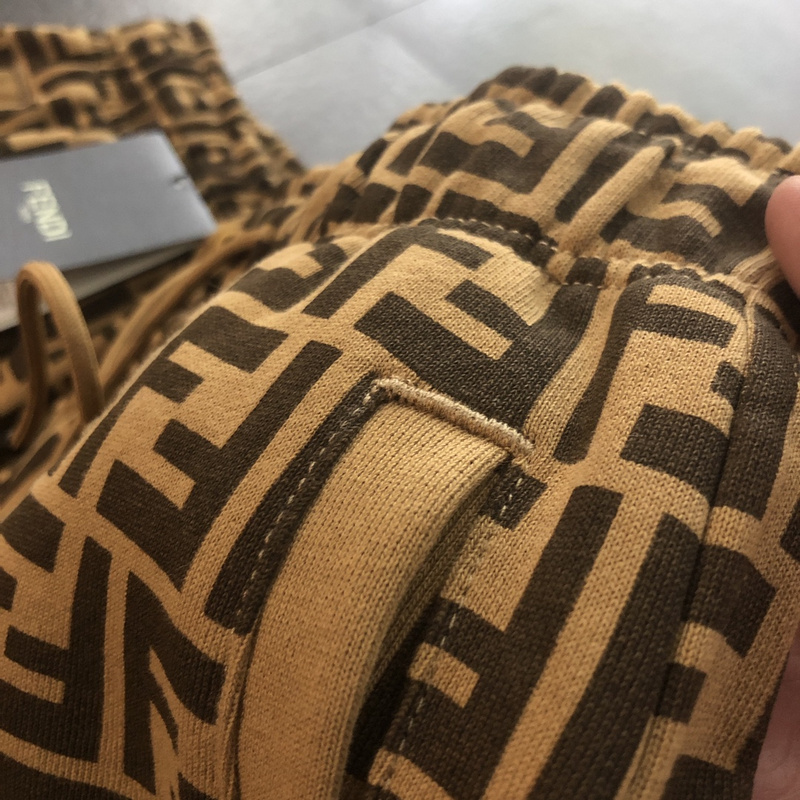 Шорты Fendi Double F "Beige" фото № 5