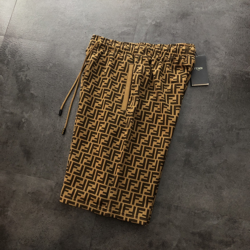 Шорты Fendi Double F "Beige" фото № 7