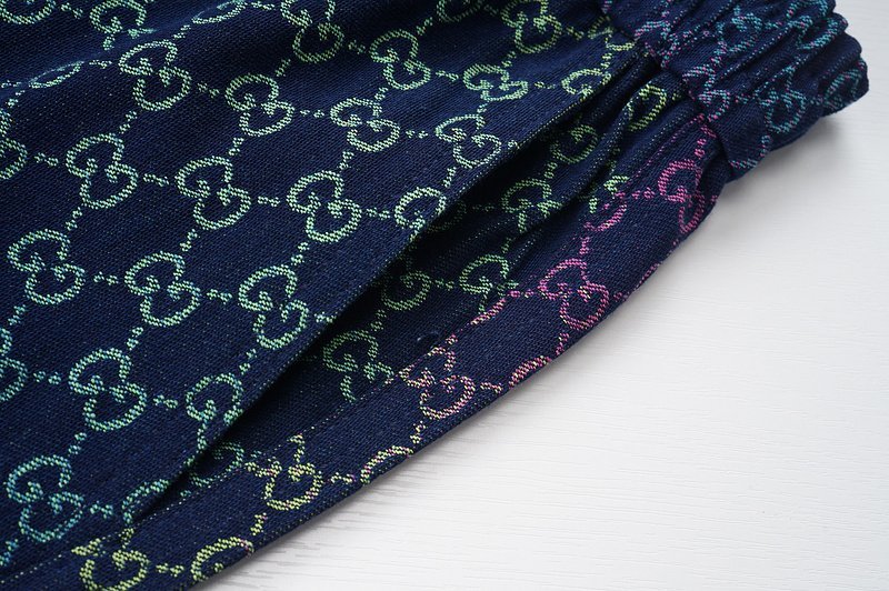 Шорты Gucci With Cord Black "Blue/Violet" фото № 5