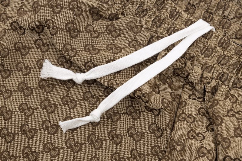 Шорты Gucci Branded "Brown" фото № 5