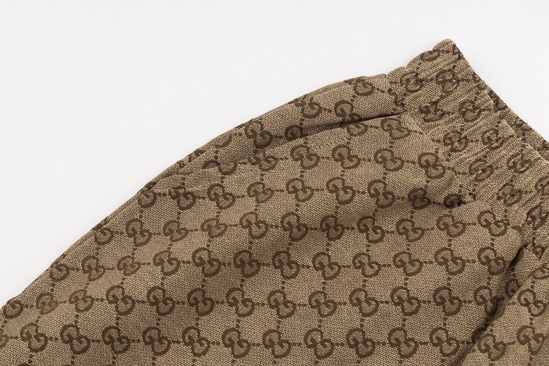 Шорты Gucci Branded "Brown" фото № 6