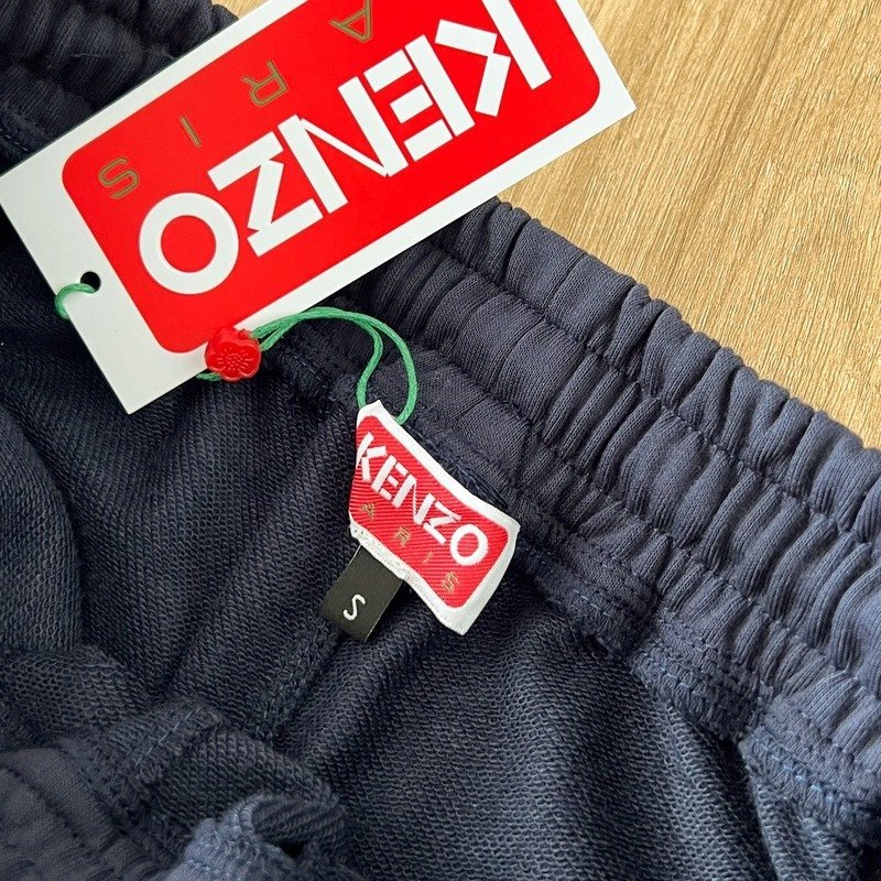 Шорты Kenzo With Small Tiger Head Emblem "Blue" фото № 5