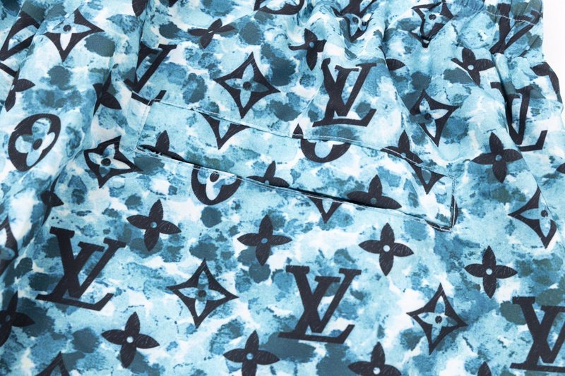Шорты Louis Vuitton Water Ripples "Blue" фото № 2