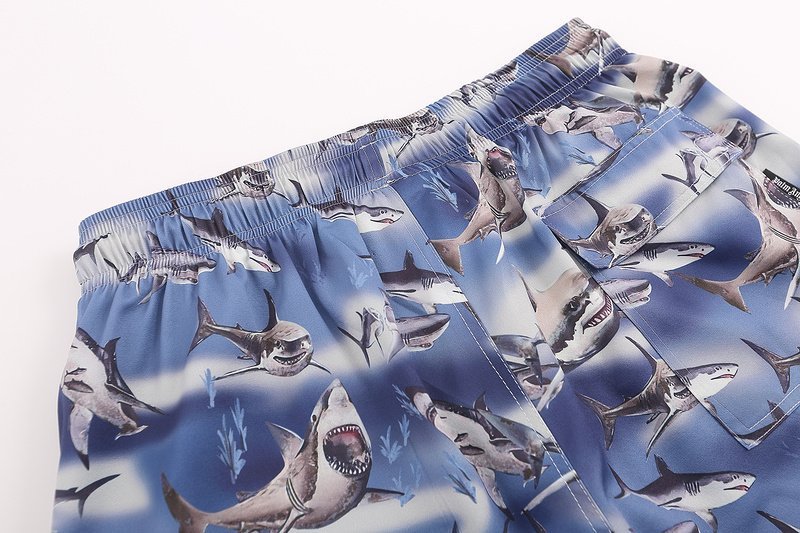 Шорты Palm Angels Shark House "Blue" фото № 3