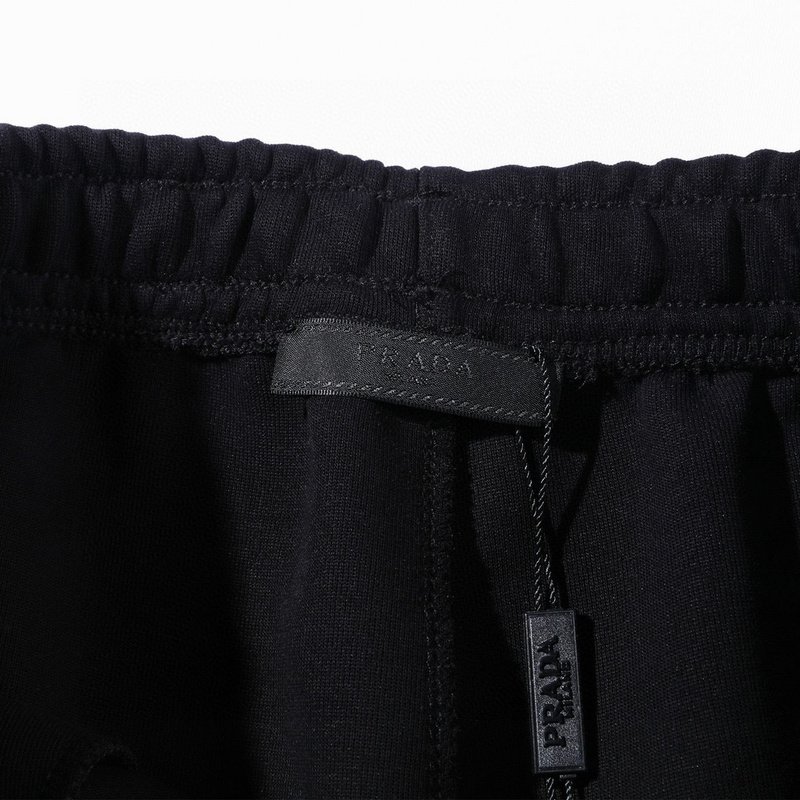 Шорты Prada Logo In The Style Of Hare "Black" фото № 2