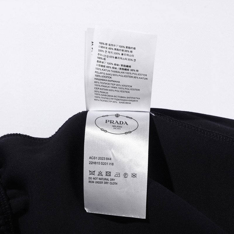 Шорты Prada Logo In The Style Of Hare "Black" фото № 6