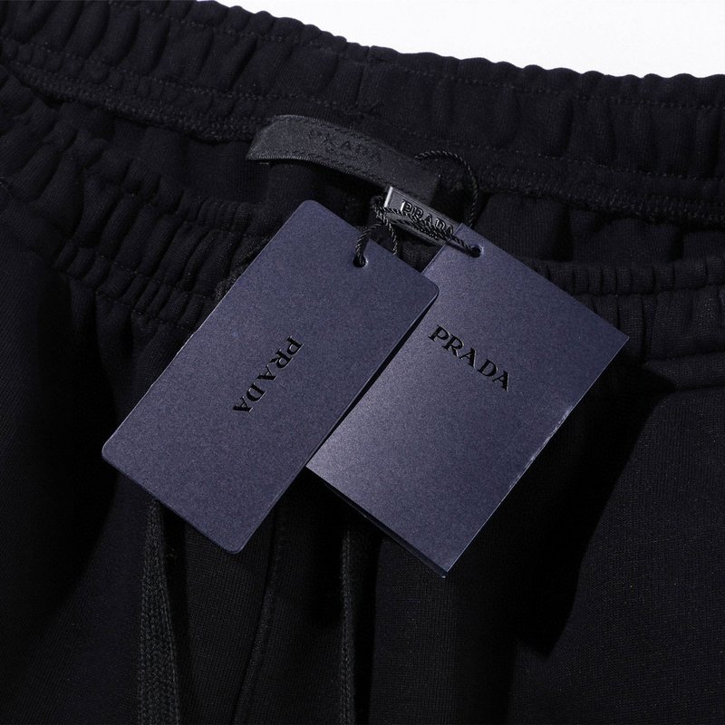 Шорты Prada Logo In The Style Of Hare "Black" фото № 7