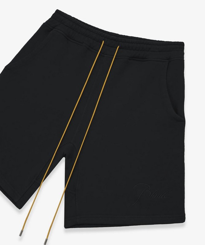 Шорты Rhude With Text Logo - Signature "Black" фото № 3