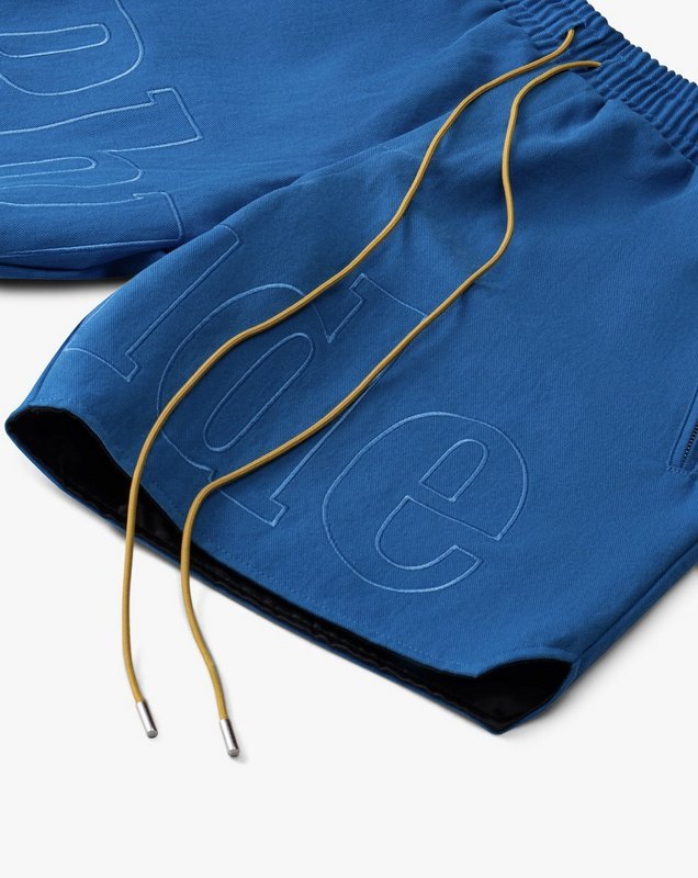 Шорты Rhude Large Logo With Text "Blue" фото № 2