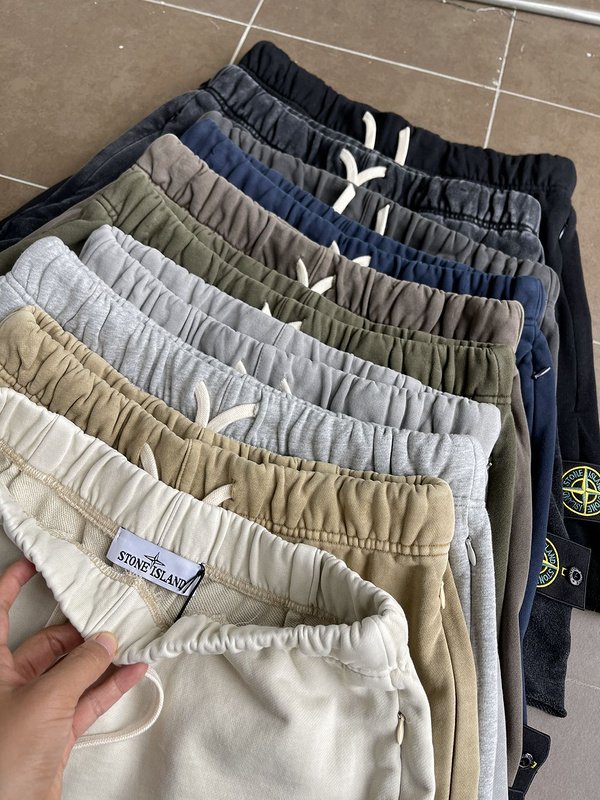 Шорты Stone Island Black Patch - Classic "Beige" фото № 4