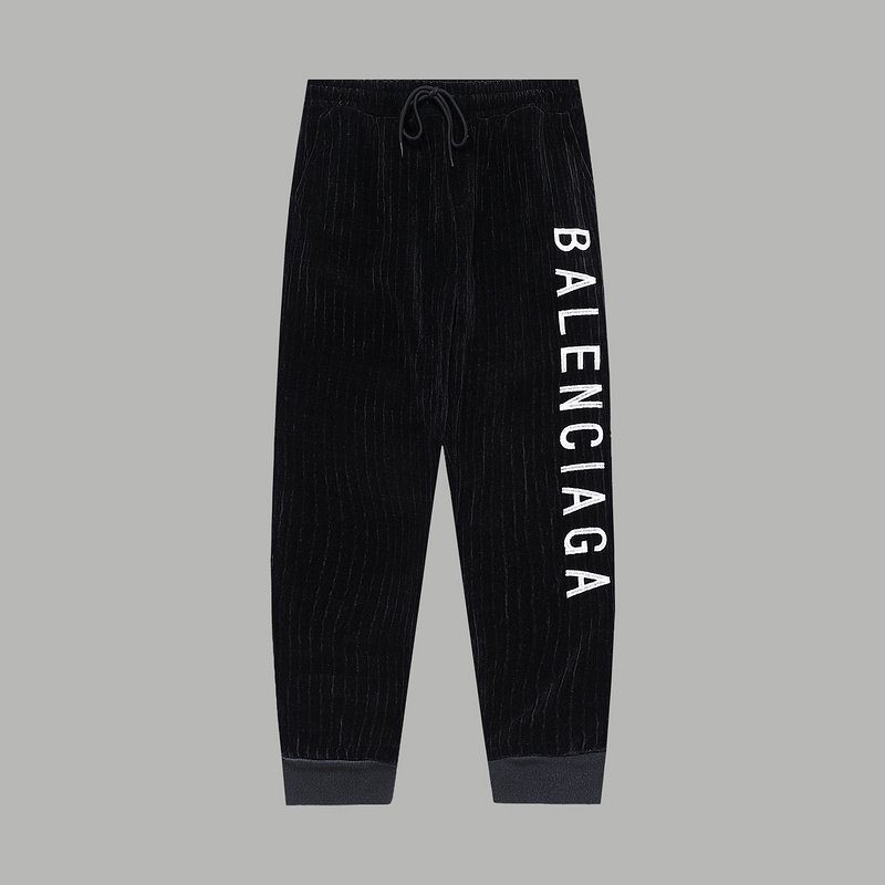 Спортивный Костюм Balenciaga With White Text Logo "Black" фото № 3