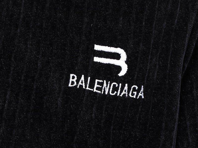 Спортивный Костюм Balenciaga With White Text Logo "Black" фото № 5