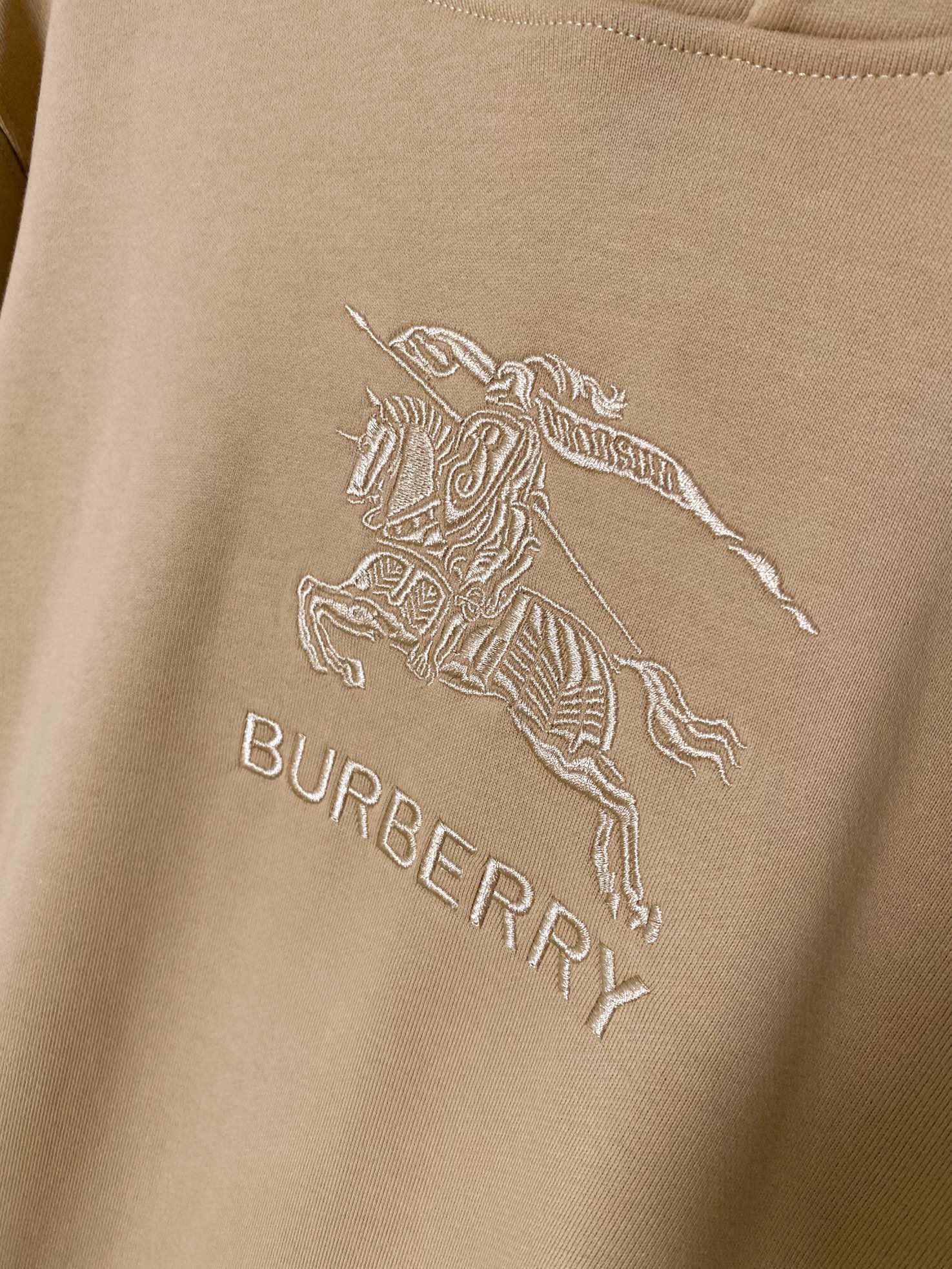 Худи Burberry Frontside Logo Warior On The Horse "Pink" фото № 6