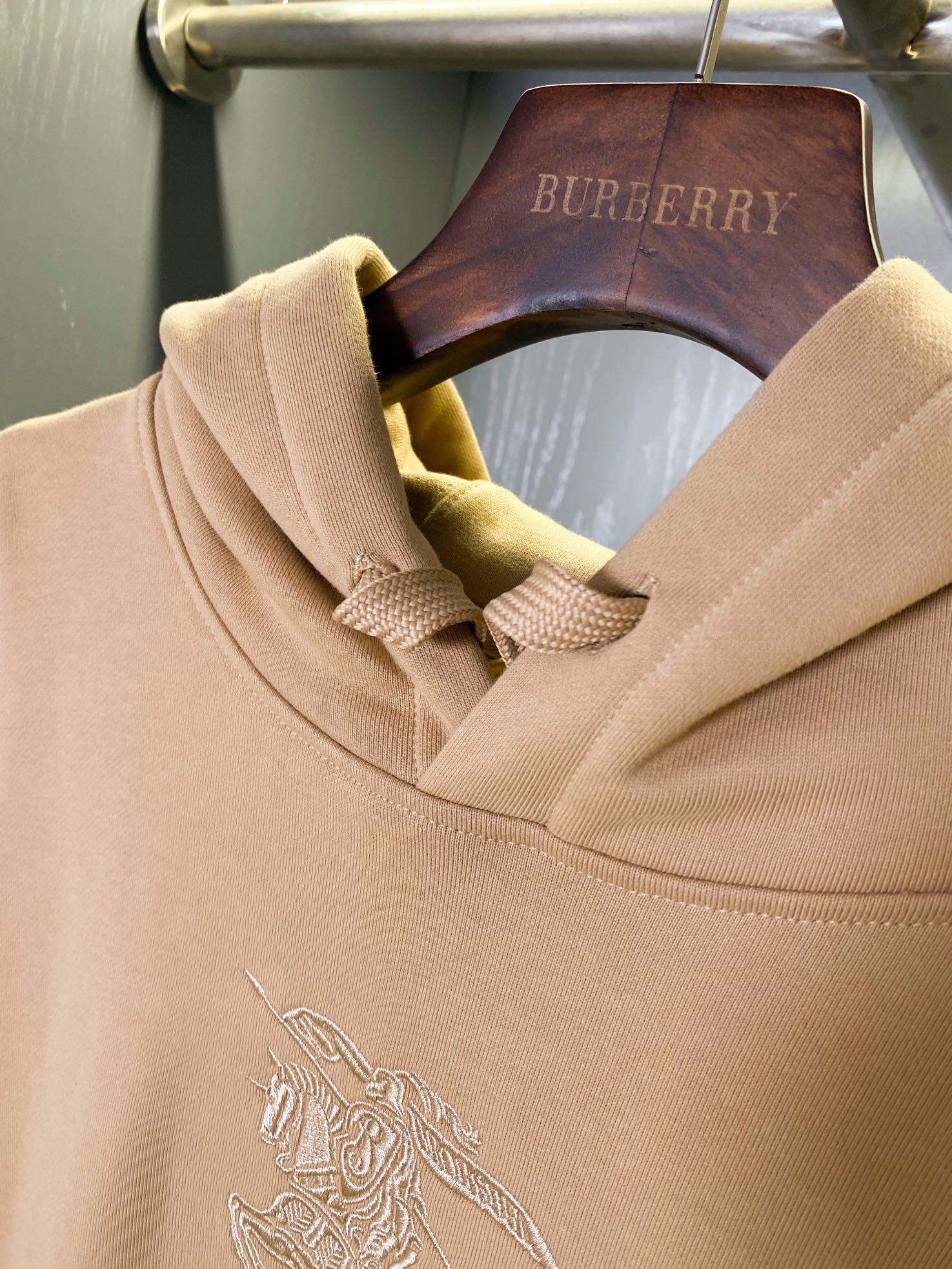 Худи Burberry Frontside Logo Warior On The Horse "Pink" фото № 5