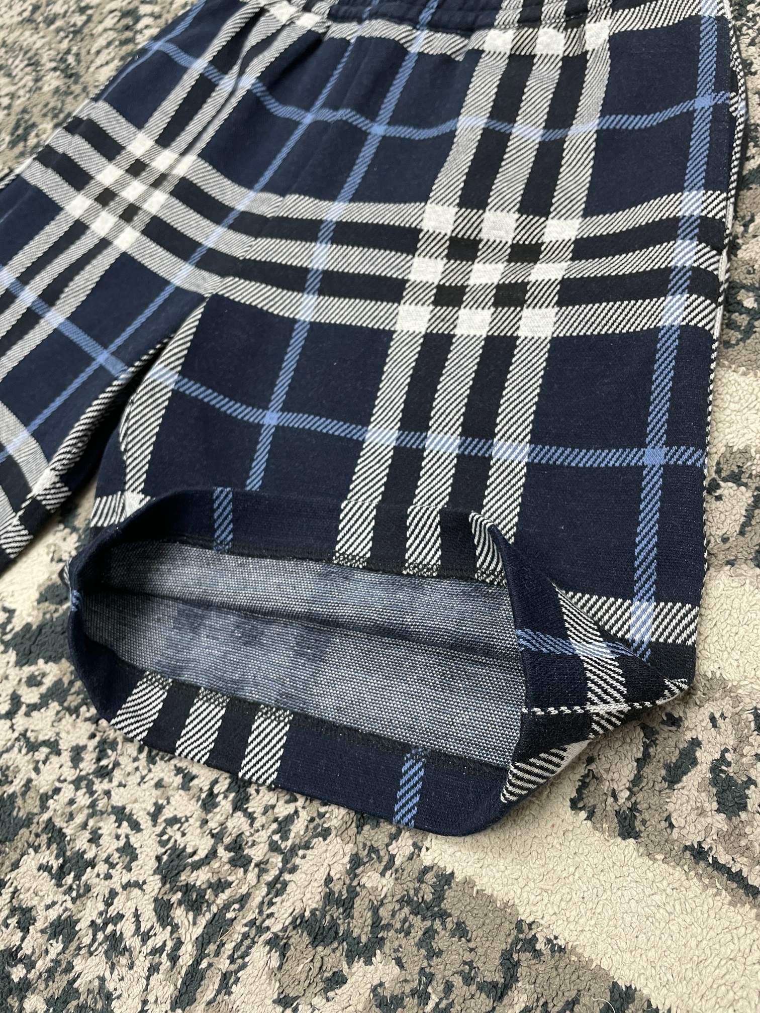 Шорты Burberry Allsides White Lines Print Black Squares "Black" фото № 3