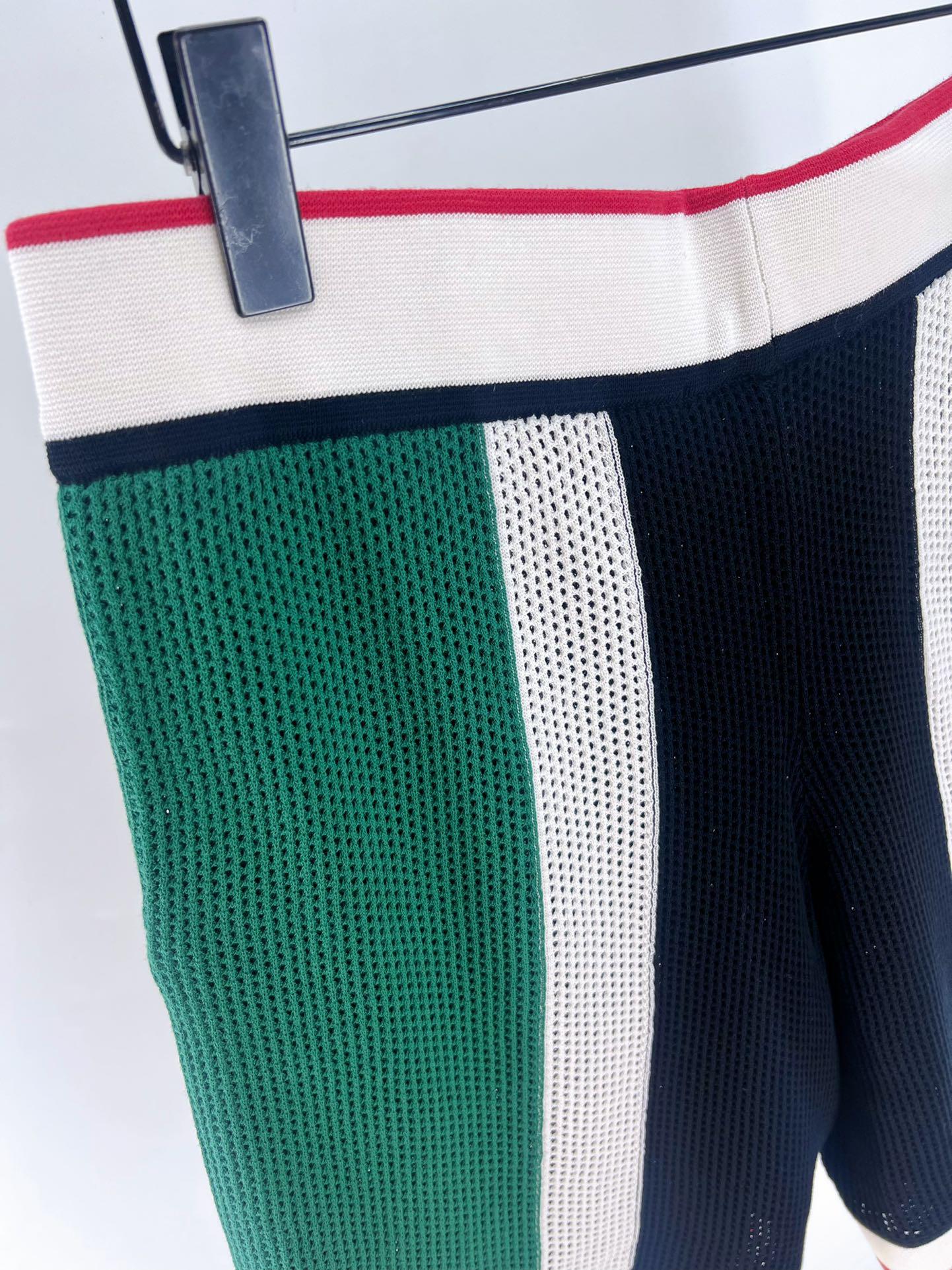 Шорты Casablanca Red Romb White Outline "Green" фото № 6