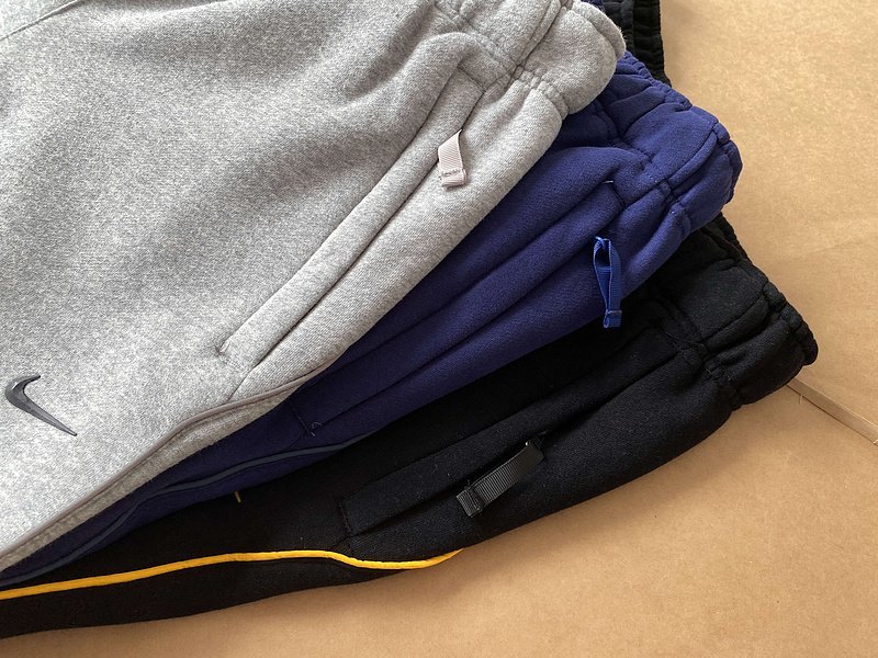 Штаны Nike With Logo And Embroidered Lines "Blue" фото № 2