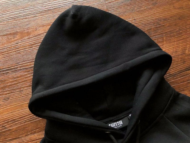 Худи Trapstar Embroidered Front Logo On Multicolor Background With Small Mirror Inscription "Black" фото № 3