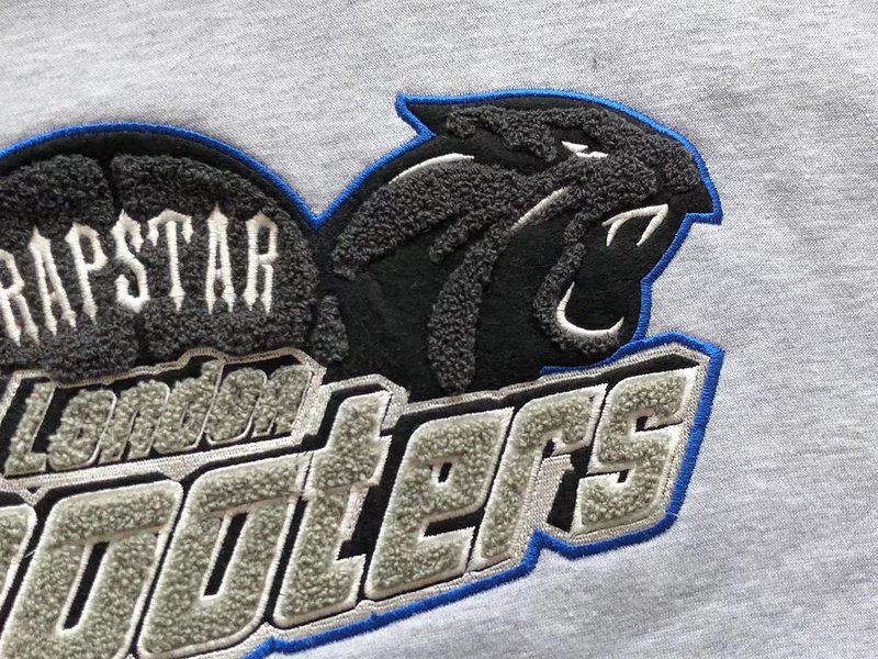 Худи Trapstar Logo And Panther Outlined By Line "Gray" фото № 4