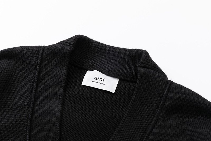 Кардиган Amiri With A Large Logo And Buttons "Black" фото № 7
