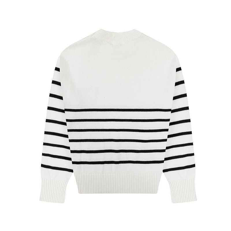 Свитер Amiri With Red Logo Striped "White" фото № 2