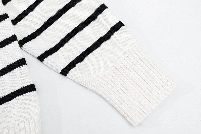 Свитер Amiri With Red Logo Striped "White" фото № 3