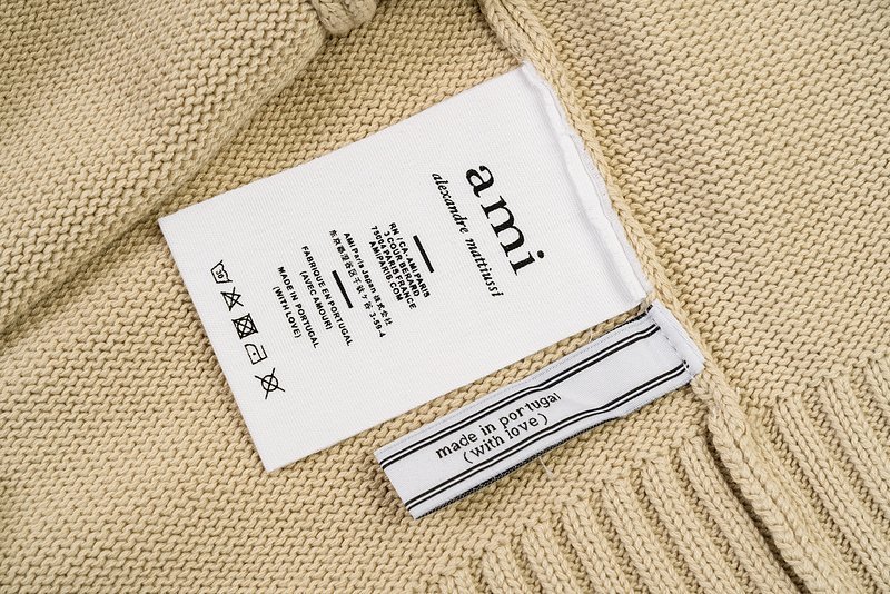 Свитер Amiri Logo "Beige" фото № 2