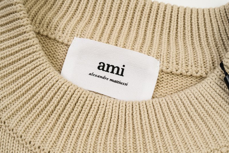 Свитер Amiri Logo "Beige" фото № 6