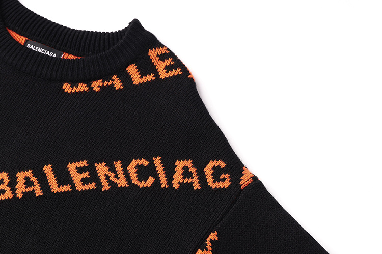 Свитер Balenciaga With Brand Logo "Black" фото № 6