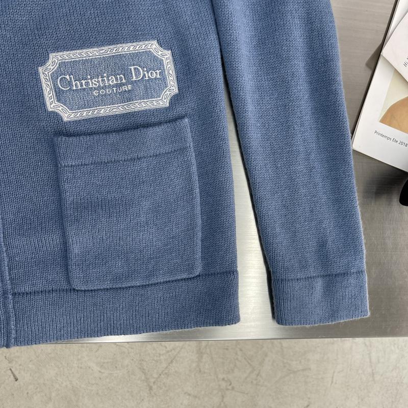 Кардиган Christian Dior Couture Logo "Blue" фото № 8