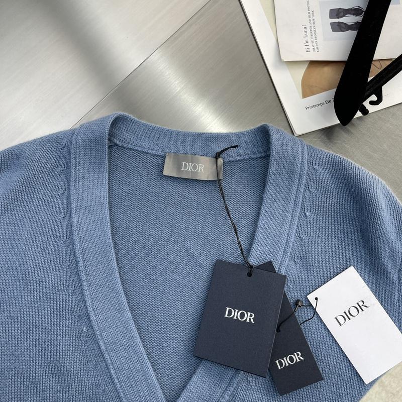 Кардиган Christian Dior Couture Logo "Blue" фото № 5