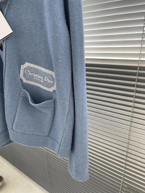 Кардиган Christian Dior Couture Logo "Blue" фото № 3