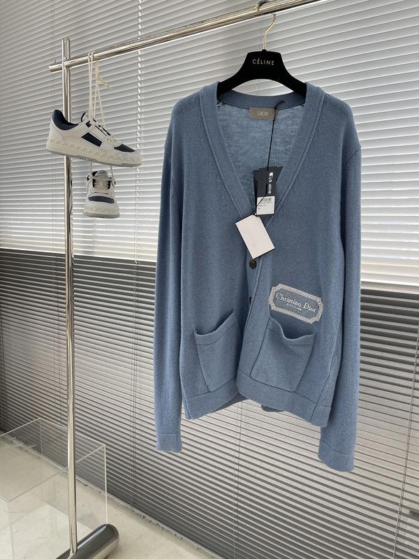 Кардиган Christian Dior Couture Logo "Blue" фото № 2