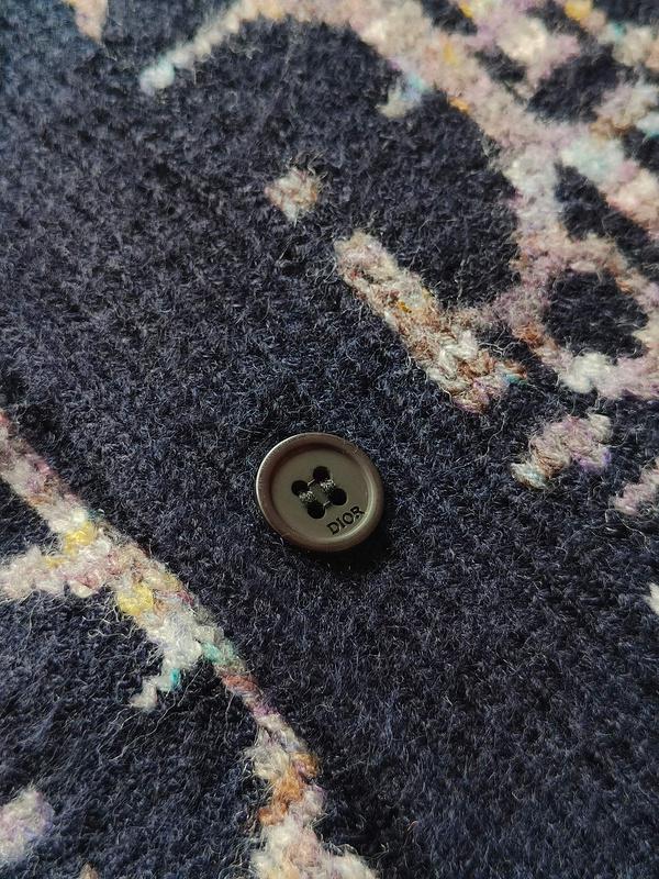 Кардиган Christian Dior Logotypes Dior Print "Blue" фото № 5