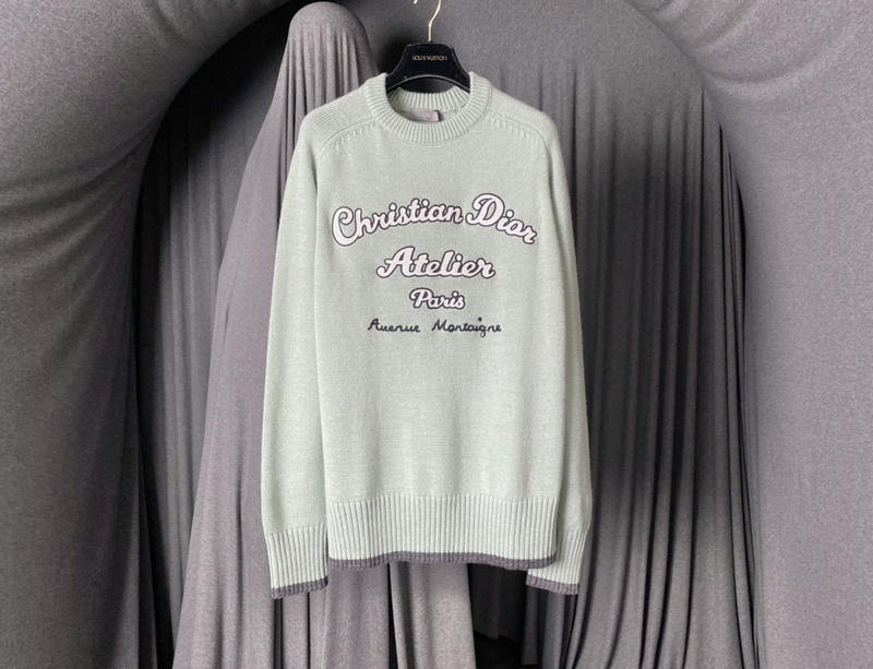 Свитер Dior Beautiful Inscription "White" фото № 2