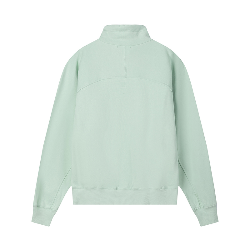 Свитшот Amiri With A Zipper Collar "Mint" фото № 6
