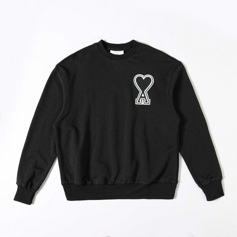 Свитшот Amiri Logo-Heart With Edging "Black" фото № 2