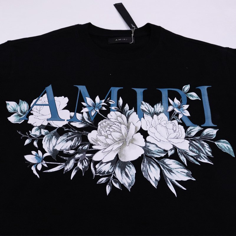 Свитшот Amiri With Beautiful Flowers "Black" фото № 4