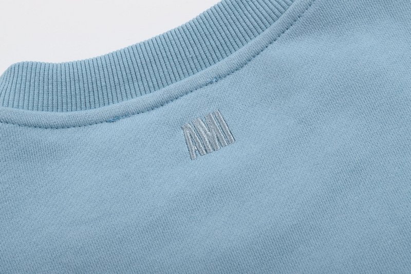 Свитшот Amiri With White Logo "Blue" фото № 7