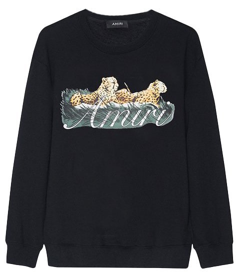 Худи Amiri Leopard Animal "Black" фото № 3
