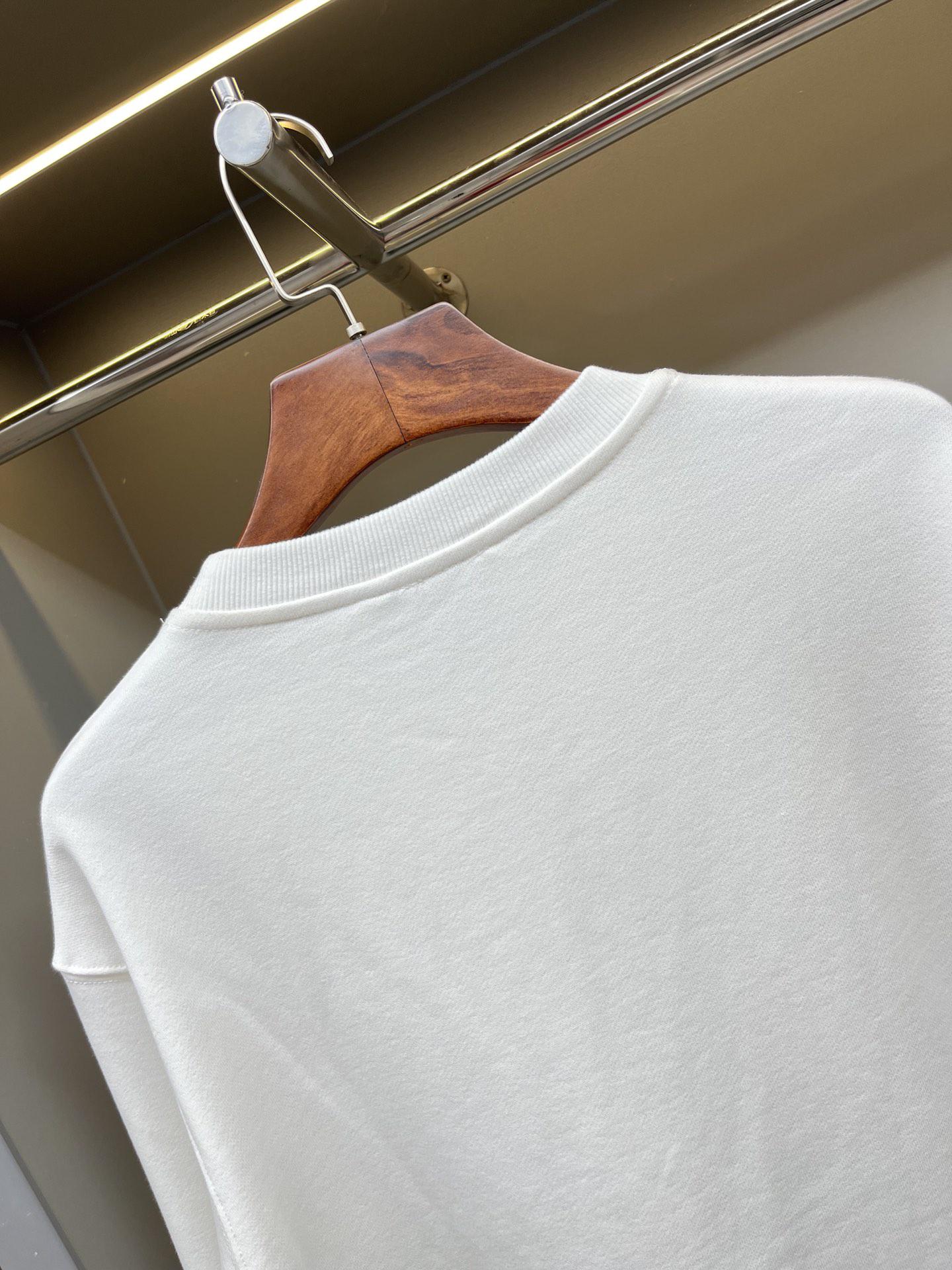 Свитшот Burberry Frontside Contrast Logo BT "White" фото № 6