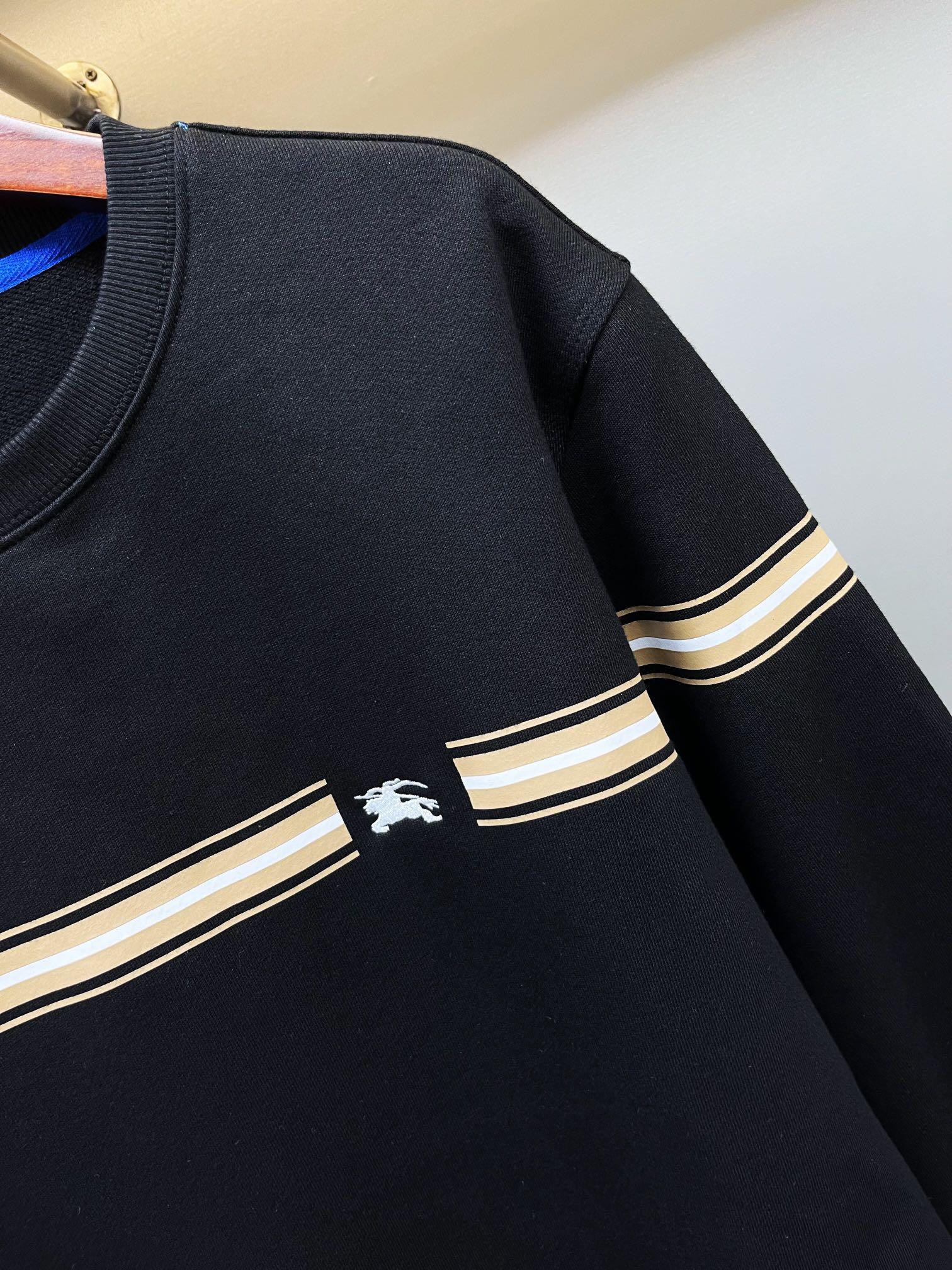 Свитшот Burberry Frontside Print Warrior And Horse Line "Black" фото № 3