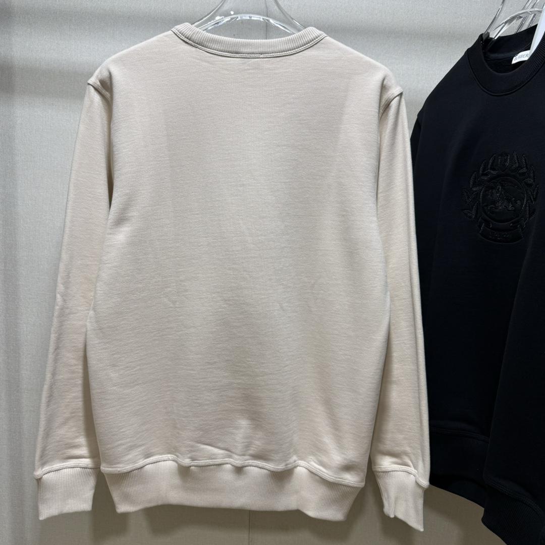 Свитшот Burberry Frontside Green Laurel White Logo Burberry "White" фото № 4