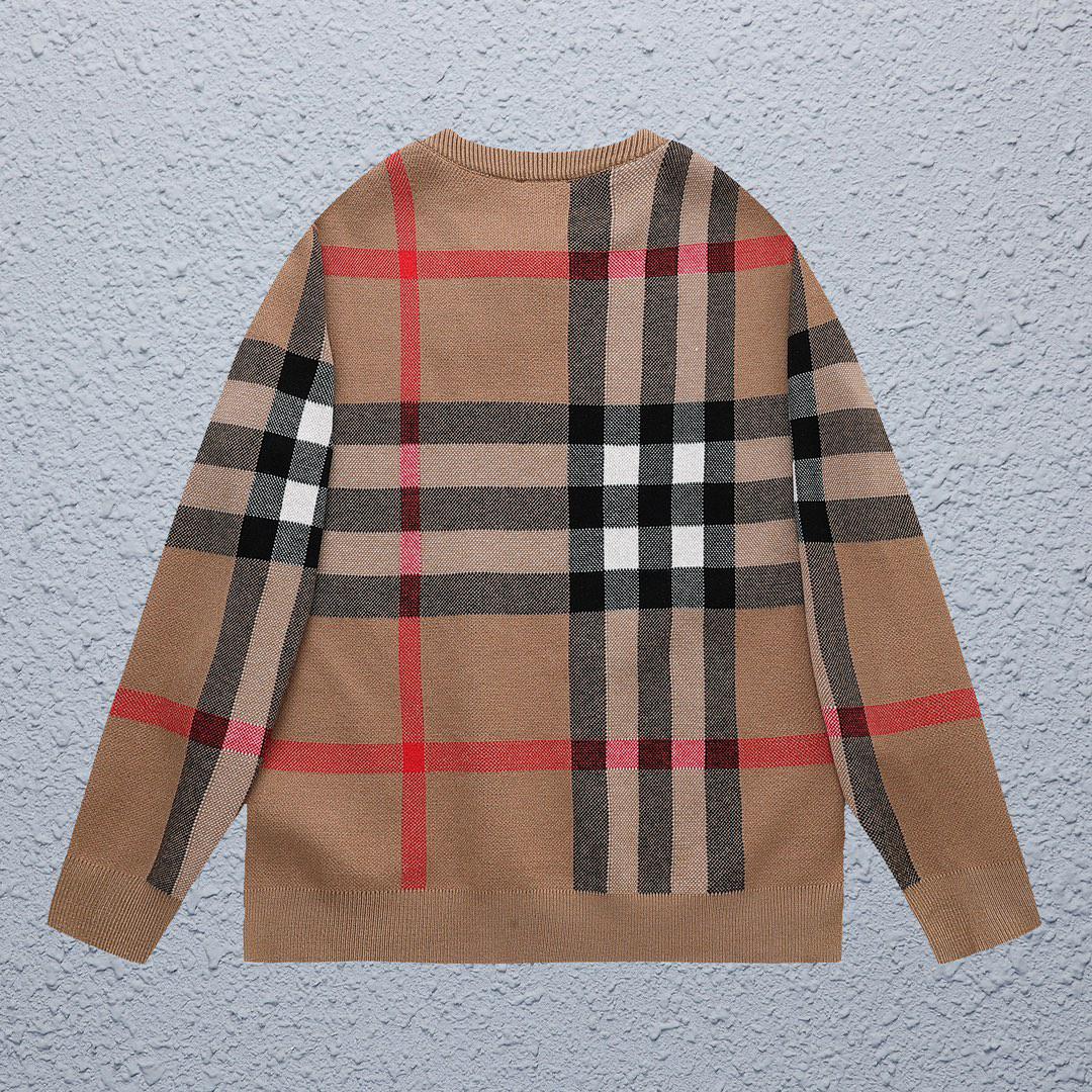 Свитшот Burberry Print Allsides Checked Colorful Lines "Brown" фото № 6