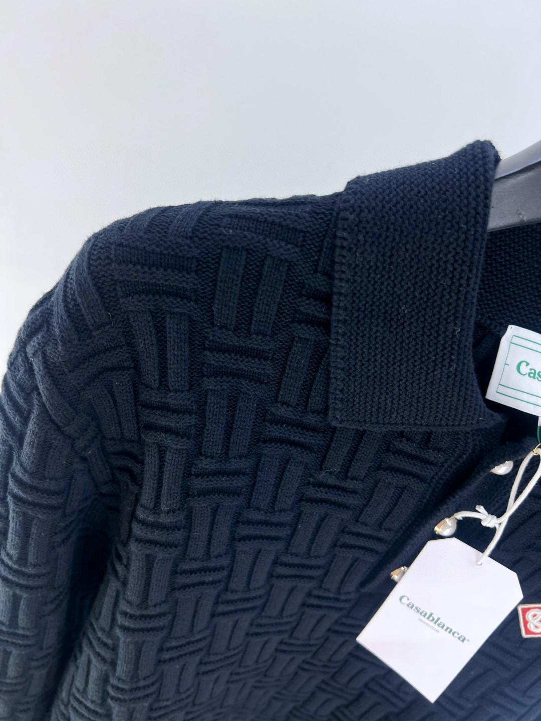 Джемпер Casablanca Bamboo Pattern "Black" фото № 3