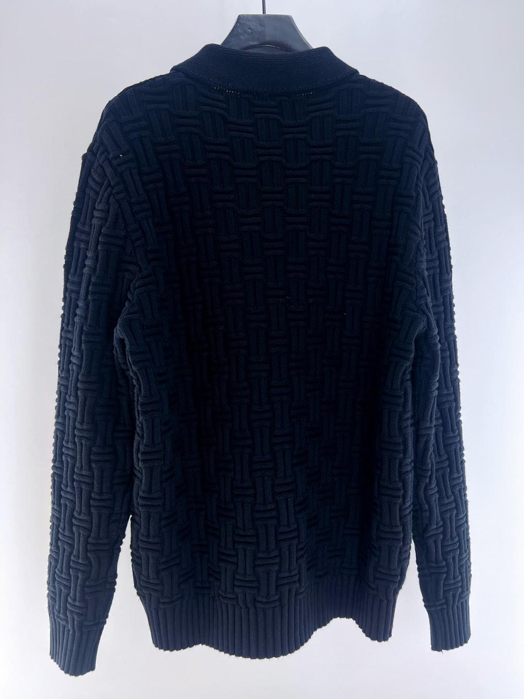 Джемпер Casablanca Bamboo Pattern "Black" фото № 2