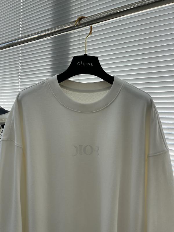 Лонгслив Christian Dior Central Frontside Logo Dior "White" фото № 3