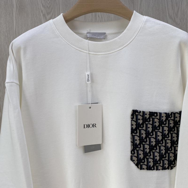 Свитшот Christian Dior Pocket "White" фото № 3